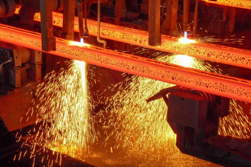 Production,Of,Steel,In,A,Steel,Mill