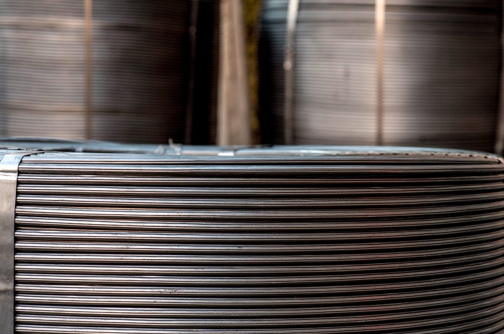 Close,Up,Spiral,Texture,Of,Metallurgical,Wire